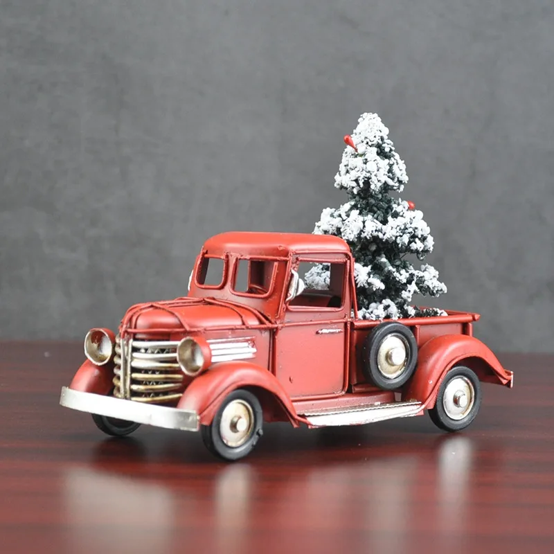 Vintage Collectible Christmas Ornaments - Kreatywne prezenty świąteczne Vintage Truck Model