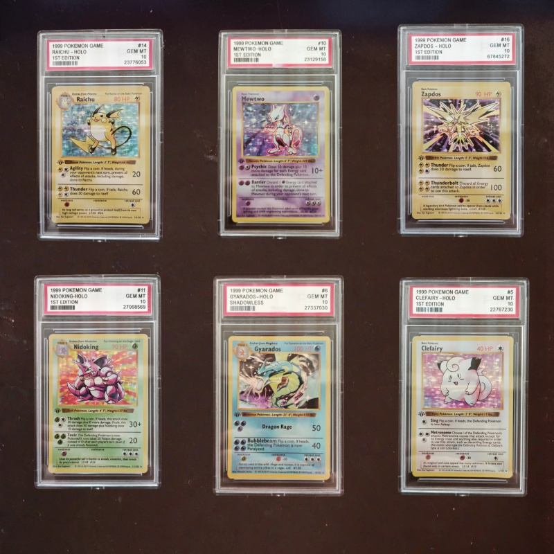 Vintage Item - Wysokiej jakości, ręcznie robione karty Pokemon