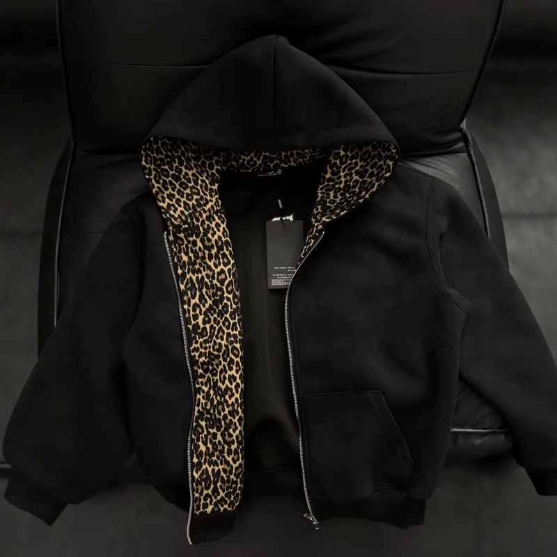Vintage Zip Hoodie - QICHE Męska bluza z kapturem na