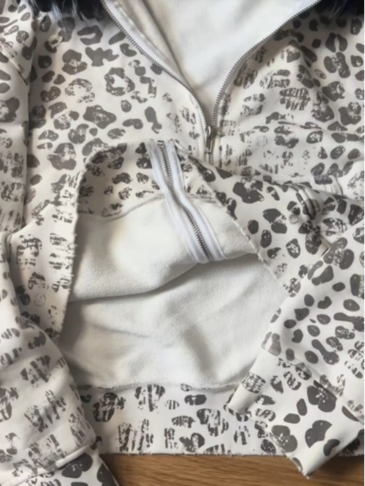 Jesienno-zimowa puszysta bluza – Vintage Zip Hoodie recenzja i cena