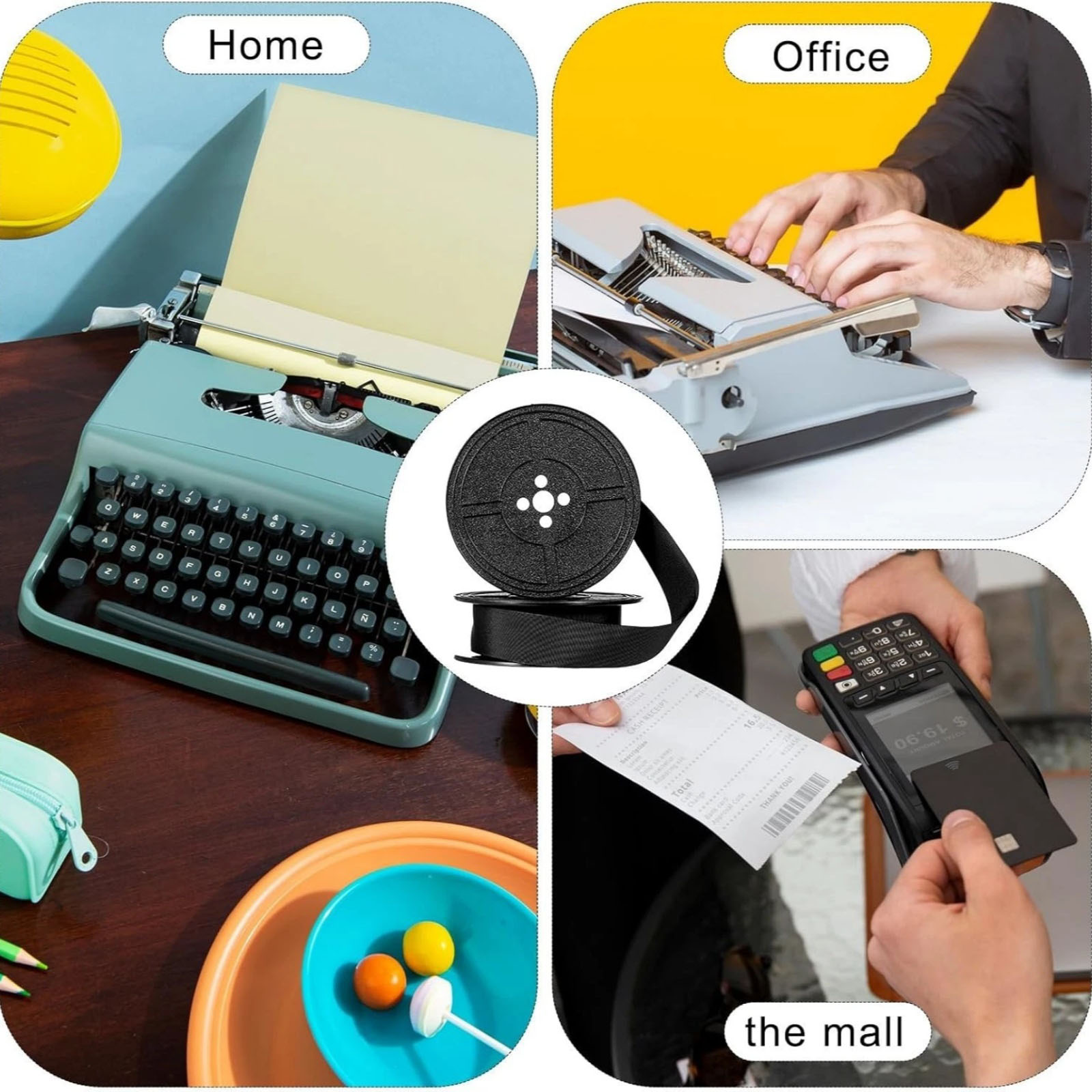 2 Rolki Uniwersalnej Taśmy do  – Typewriter Ribbon Roll recenzja i cena