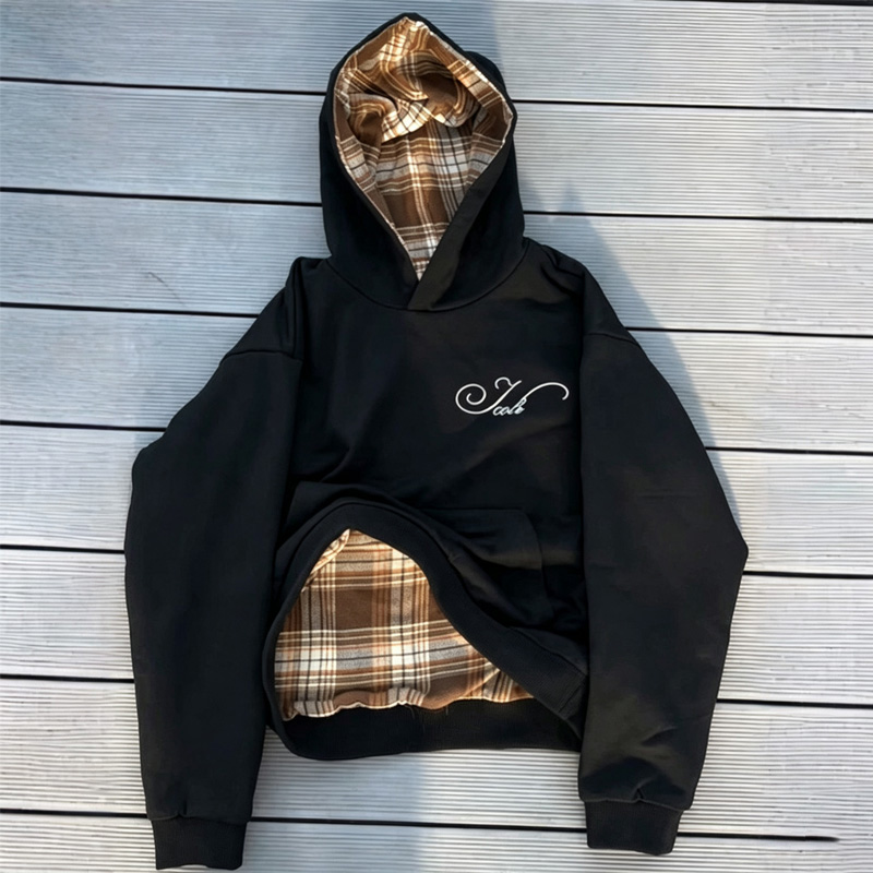 Damska bluza z kapturem w krat – Vintage Zip Hoodie recenzja i cena