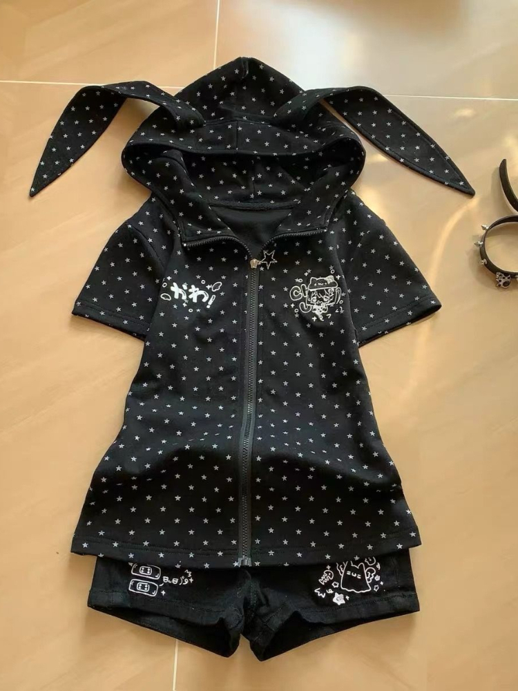 Bluzy damskie z kapturem z usz – Vintage Zip Hoodie recenzja i cena