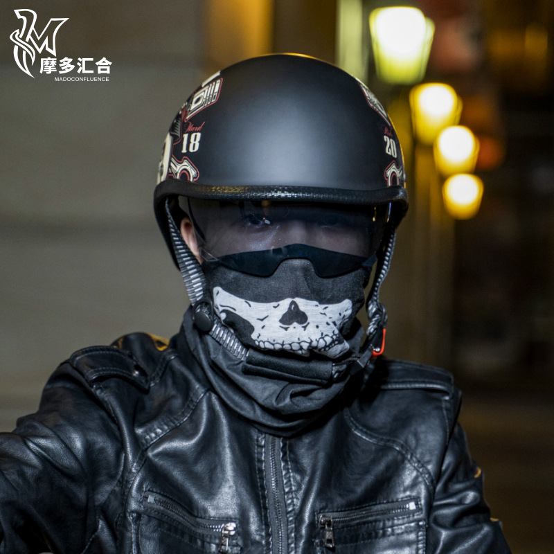 Retro kaski motocyklowe dla mę – Lens Cap Vintage recenzja i cena