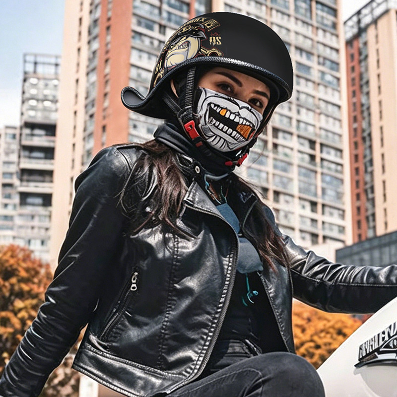 Kaski motocyklowe retro dla mę – Lens Cap Vintage recenzja i cena