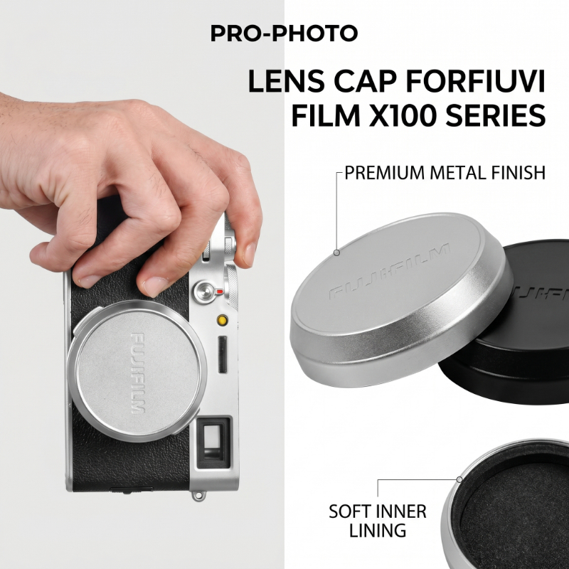 Czarno-srebrna osłona obiektyw – Lens Cap Vintage recenzja i cena
