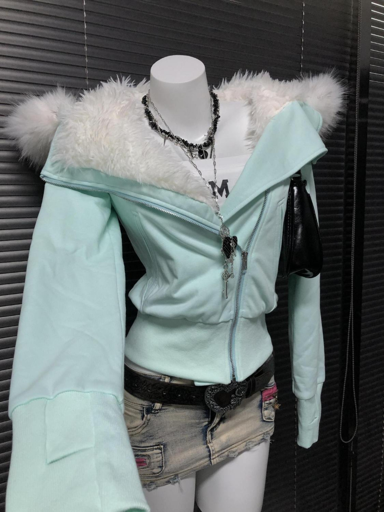 Estetyczna, dopasowana kurtka  – Vintage Zip Hoodie recenzja i cena
