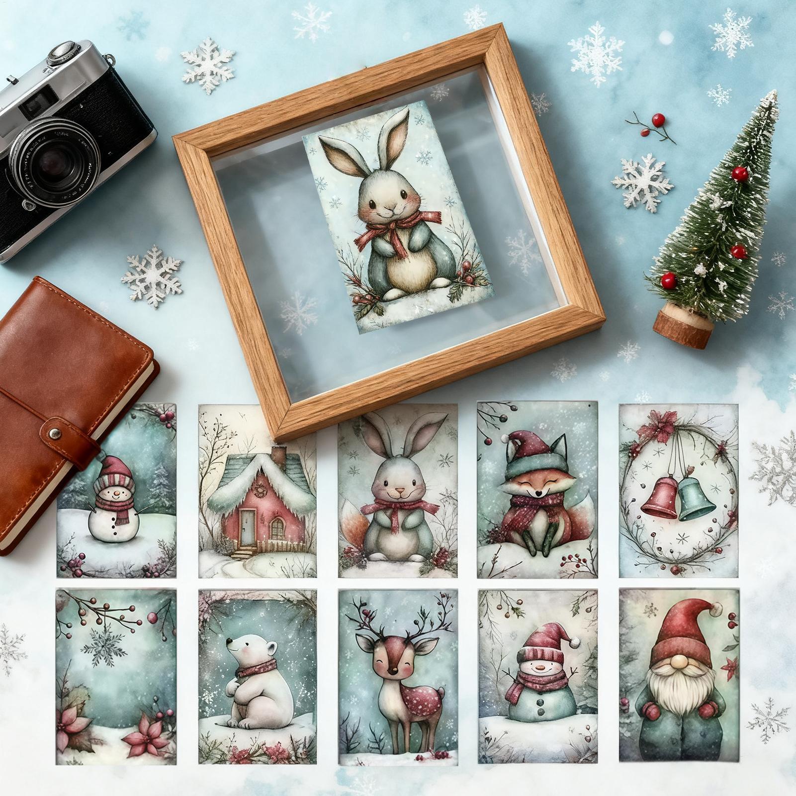 Kartki świąteczne 20 sztuk kol – Collectible Vintage Greeting Cards recenzja i cena