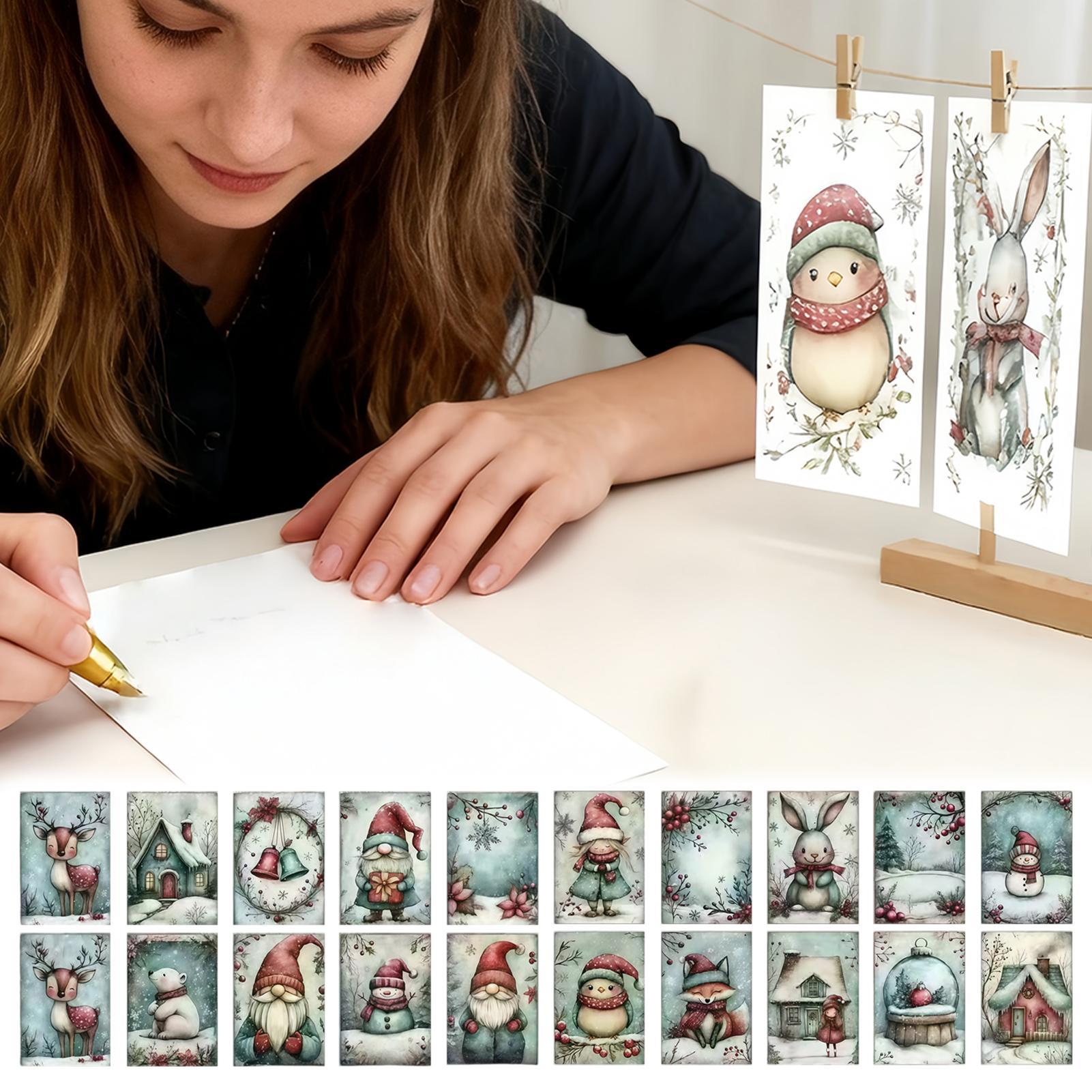 Kartki świąteczne 20 sztuk kol – Collectible Vintage Greeting Cards recenzja i cena