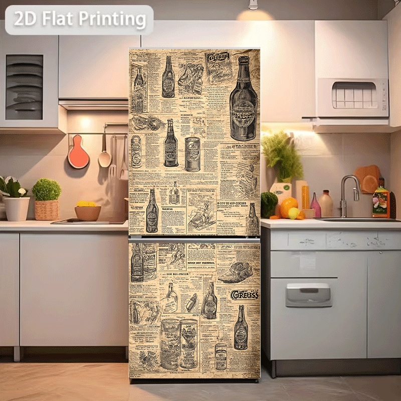 Naklejka na lodówkę, naklejka  – Collectible Vintage Newspapers recenzja i cena