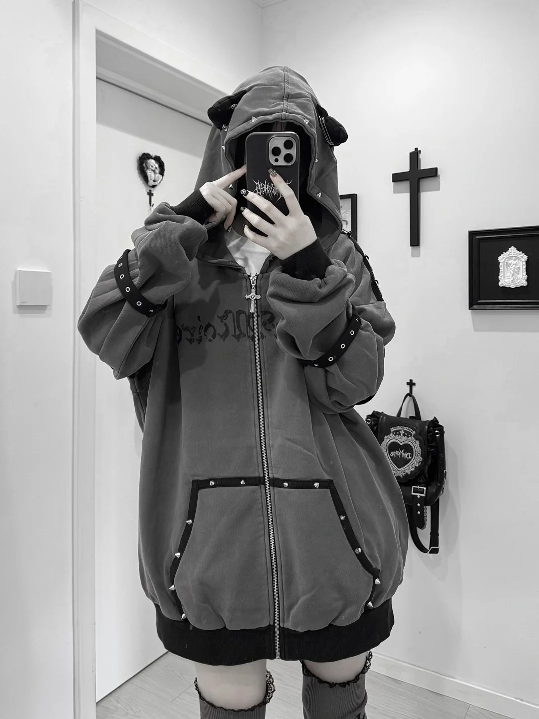 Odzież damska streetwear Haraj – Vintage Zip Hoodie recenzja i cena