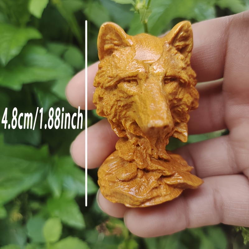 Vintage Drewniana Rzeźba Głowy – Vintage Collectible Christmas Ornaments recenzja i cena