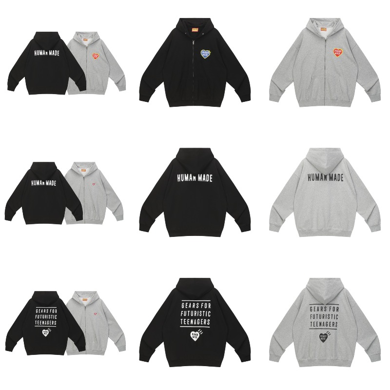 Bluza z kapturem Human Made w  – Vintage Zip Hoodie recenzja i cena