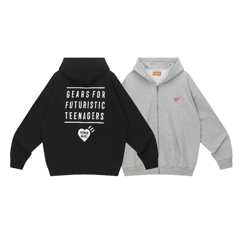 Bluza z kapturem Human Made w  – Vintage Zip Hoodie recenzja i cena