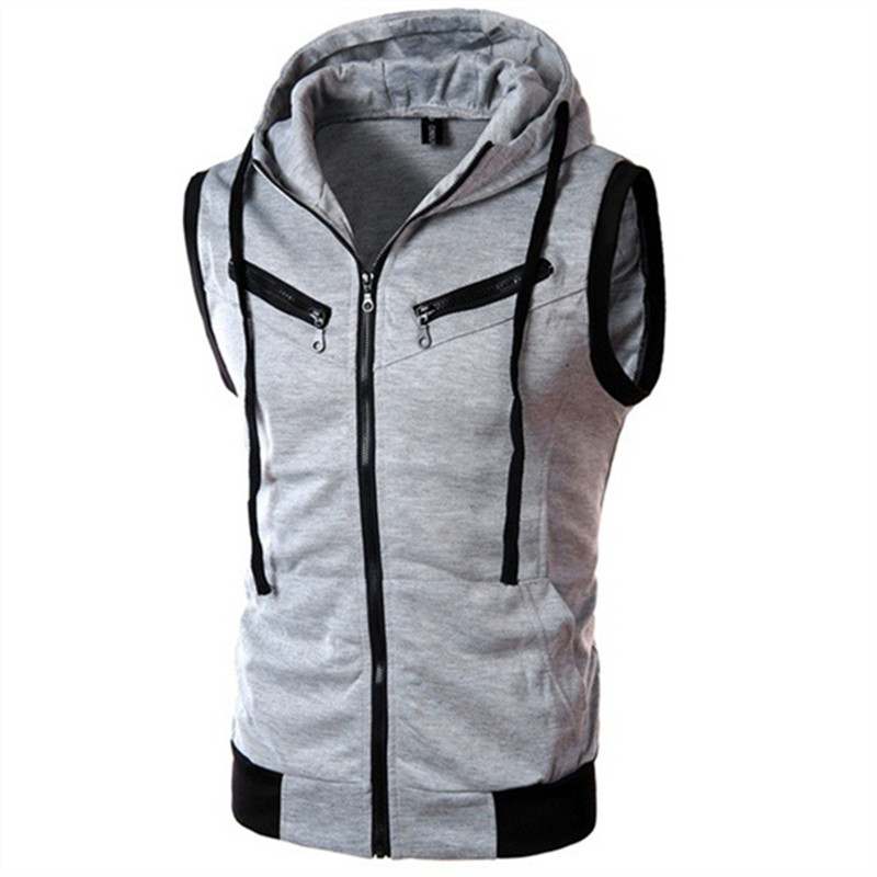 Nowe męskie kamizelki z kaptur – Vintage Zip Hoodie recenzja i cena