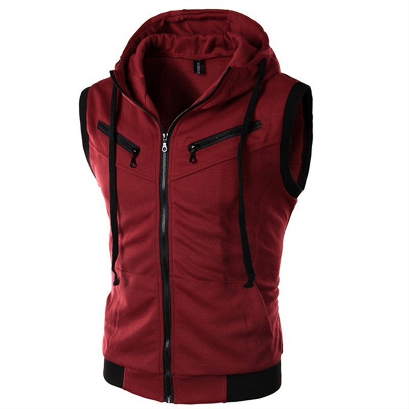 Nowe męskie kamizelki z kaptur – Vintage Zip Hoodie recenzja i cena