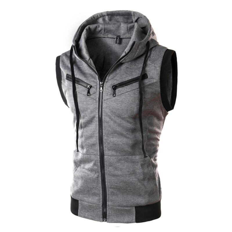 Nowe męskie kamizelki z kaptur – Vintage Zip Hoodie recenzja i cena