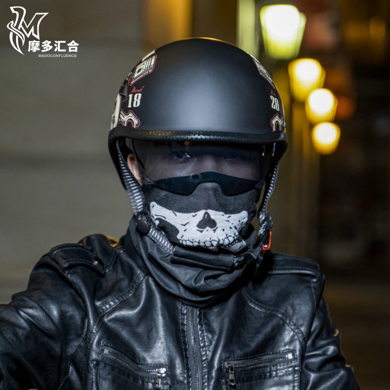 Retro kaski motocyklowe dla mę – Lens Cap Vintage recenzja i cena