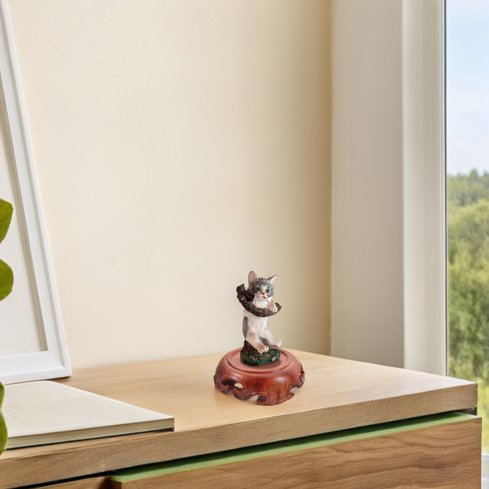 Okrągła, rzeźbiona, drewniana  – Collectible Vintage Lamps recenzja i cena