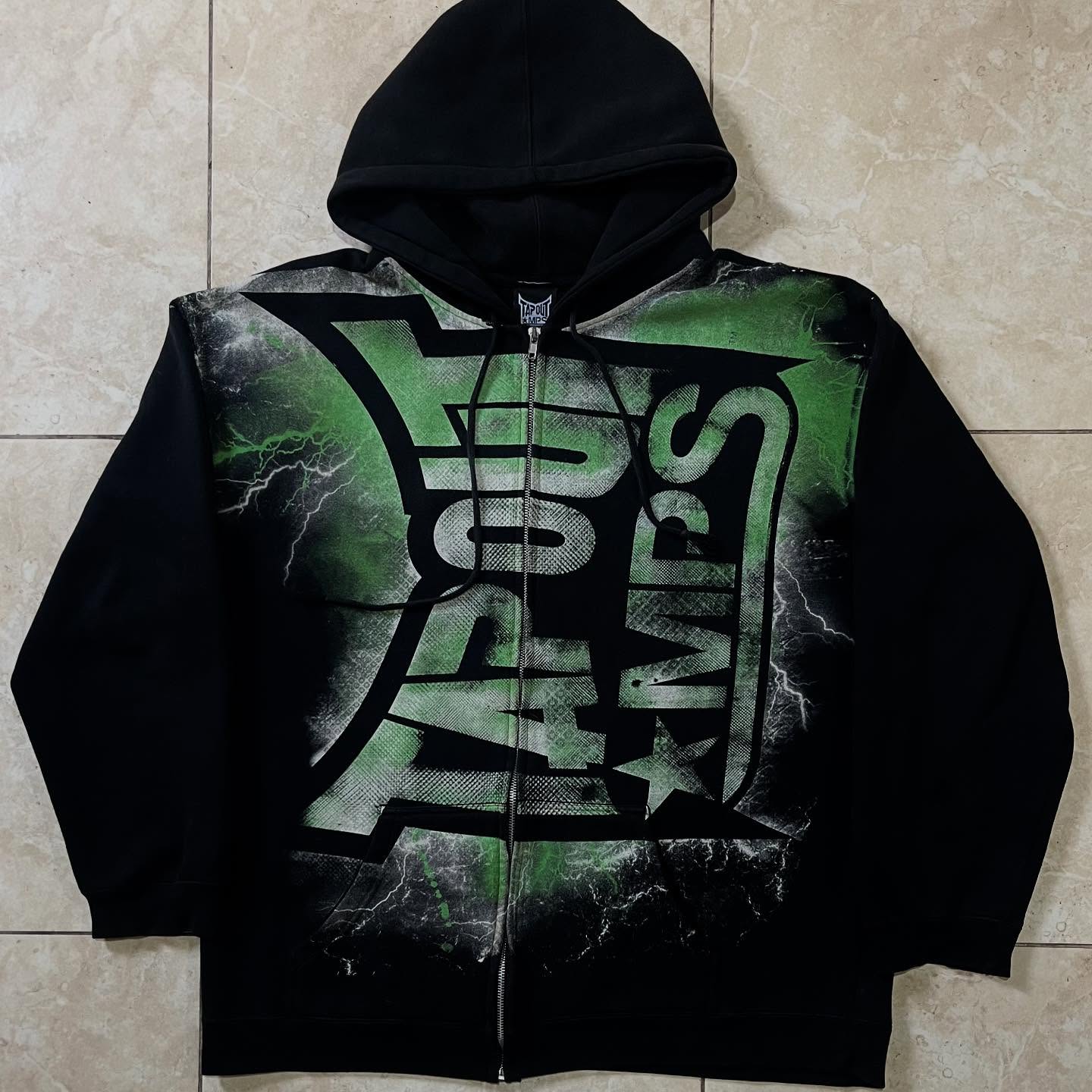 Vintage Green Tapout Print Zip – Vintage Zip Hoodie recenzja i cena
