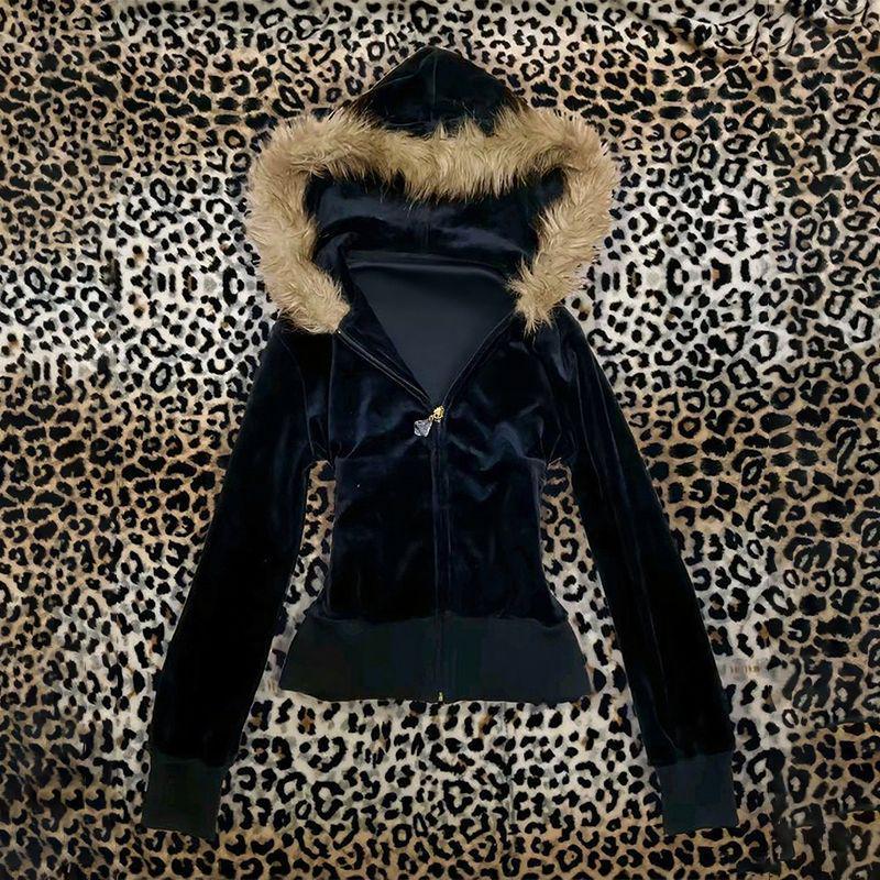 Damska bluza z kapturem, kurtk – Vintage Zip Hoodie recenzja i cena