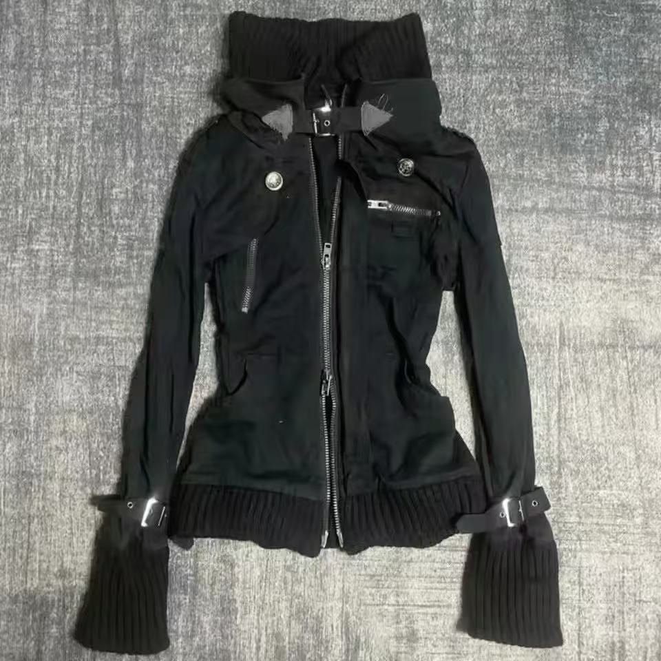 Damska bluza z kapturem Y2K Go – Vintage Zip Hoodie recenzja i cena