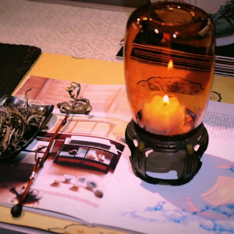 Vintage szklany świecznik, dek – Collectible Vintage Lamps recenzja i cena