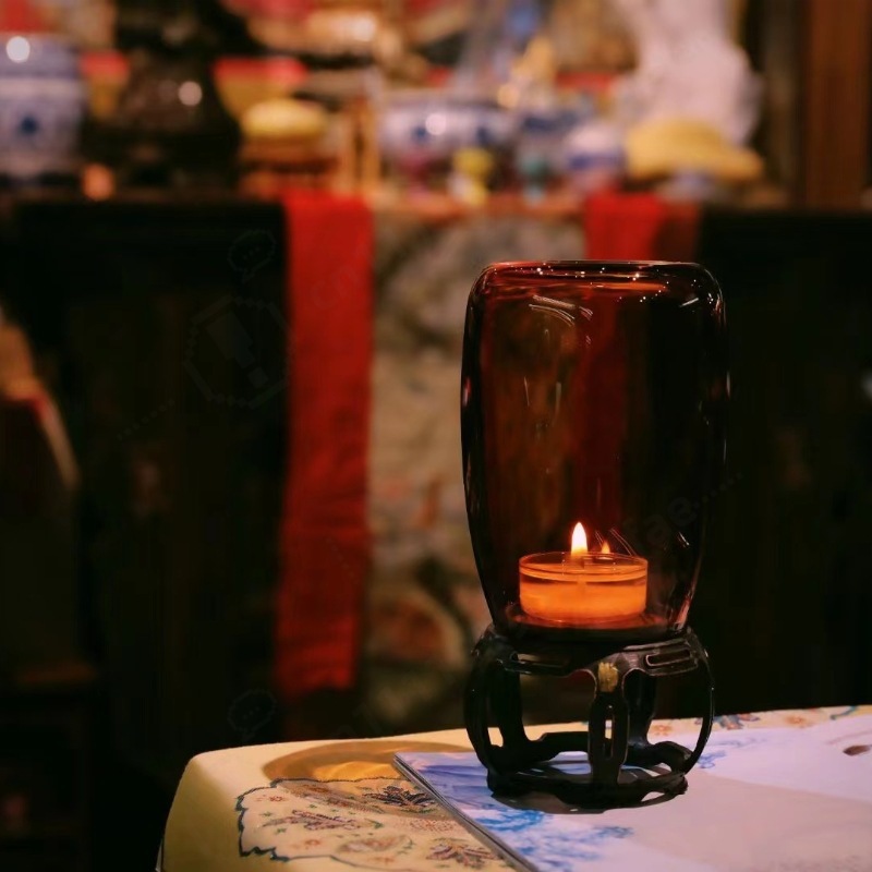 Vintage szklany świecznik, dek – Collectible Vintage Lamps recenzja i cena