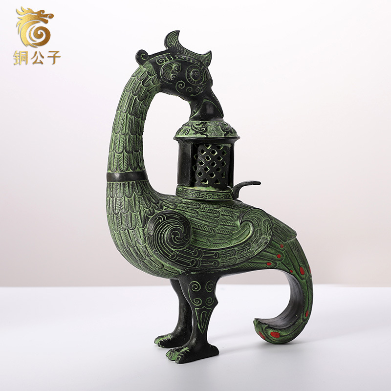 Ptak feniks Antyczny brąz Rzem – Collectible Vintage Lamps recenzja i cena