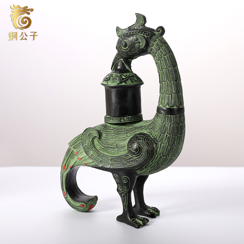 Ptak feniks Antyczny brąz Rzem – Collectible Vintage Lamps recenzja i cena