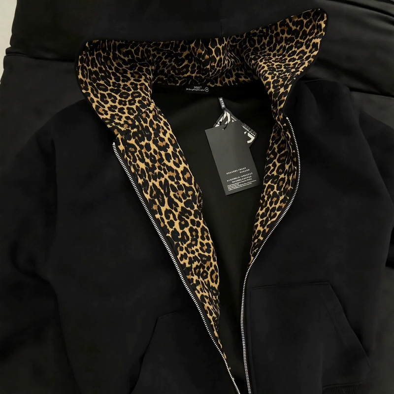 QICHE Męska bluza z kapturem n – Vintage Zip Hoodie recenzja i cena